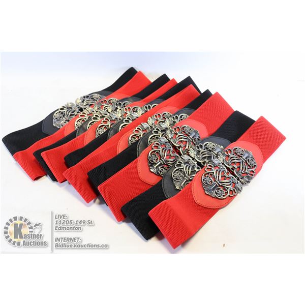 FLAT OF DECROATIVE HIGH WAIST BELT