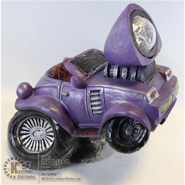 SOLAR POWERD MOTORCYCLE PATIO ORNAMENTS