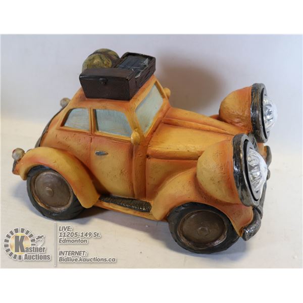 SOLAR POWERD VEHICLES PATIO ORNAMENTS