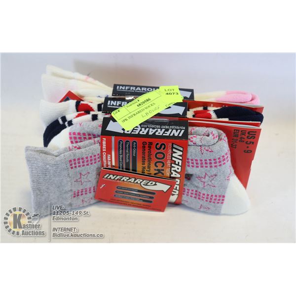 3PK INFRARED SOCKS