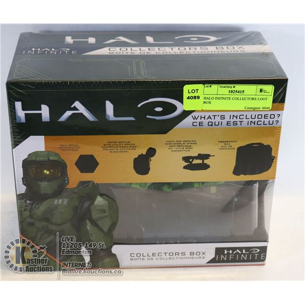 HALO INFINITE COLLECTORS LOOT BOX OFFICIALLY LICENSED NOT A STORE RETURN