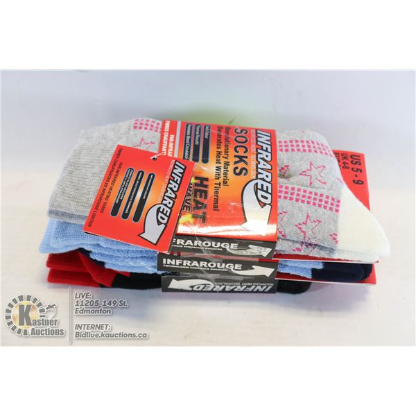 3PK INFRARED SOCKS