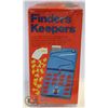 Image 1 : SEALED VINTAGE IRWIN FINDERS KEEPERS GAME