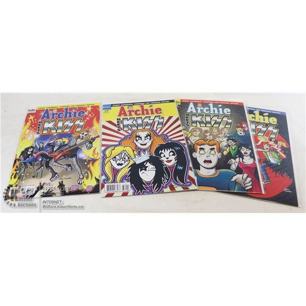 ARCHIE COMICS #627-630 ARCHIE MEETS KISS