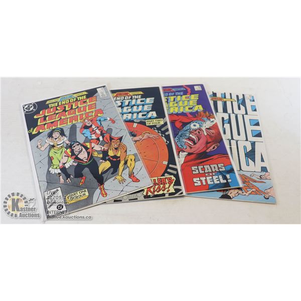 DC COMICS JUSTICE LEAGUE OF AMERICA #258-261