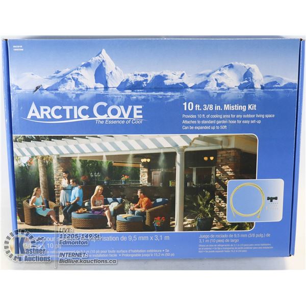 NEW ARCTIC COVE MISTING KIT 10FT OF COOLING AREA