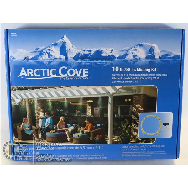 NEW ARCTIC COVE MISTING KIT 10FT OF COOLING AREA