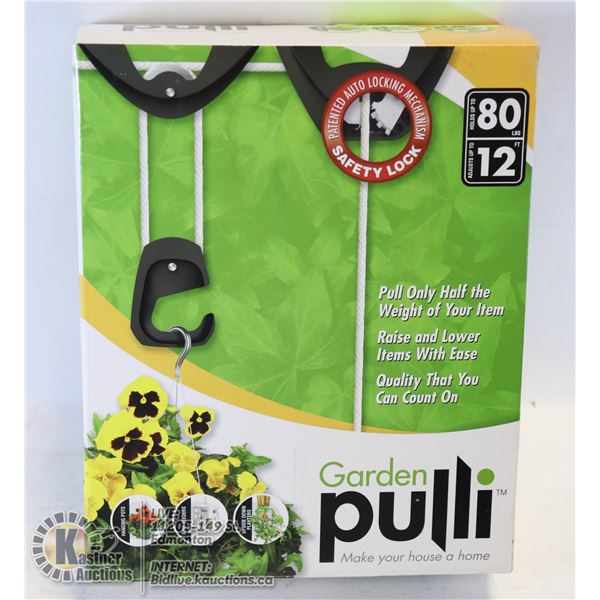 NEW 80LBS GARDEN PULLI SYSTEM
