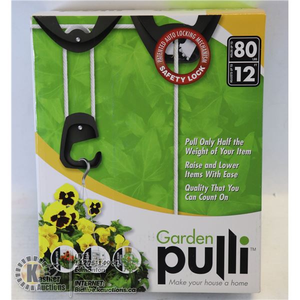 NEW 80LBS GARDEN PULLI SYSTEM