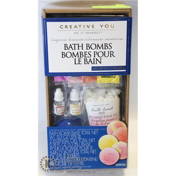 NEW CREATIVE YOU DYI BATH BOMBS