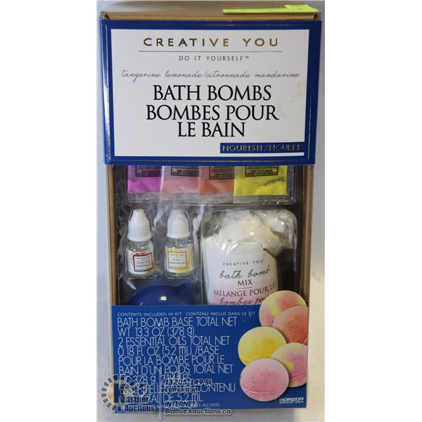 NEW CREATIVE YOU DYI BATH BOMBS