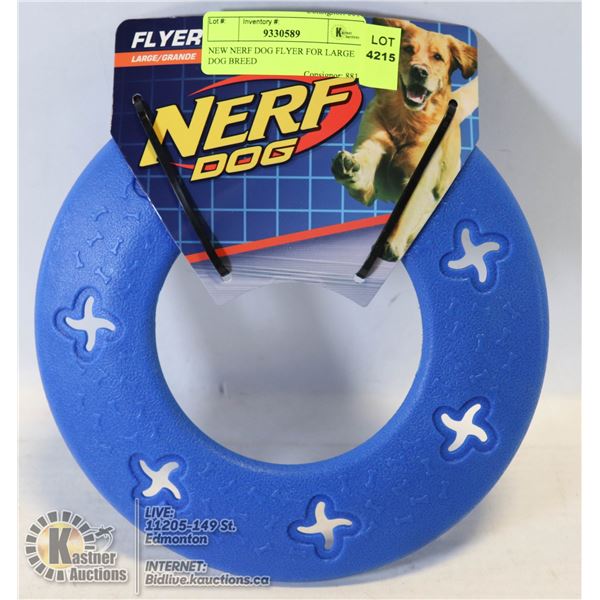 NEW NERF DOG FLYER FOR LARGE DOG BREED