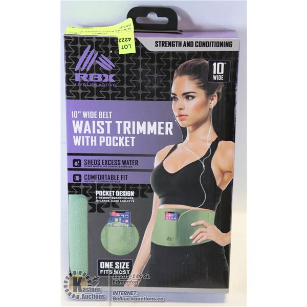 NEW RBX WAIST TRIMMER W/ POCKET