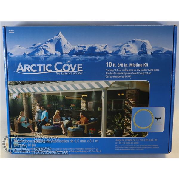 NEW ARCTIC COVE MISTING KIT 10FT OF COOLING AREA