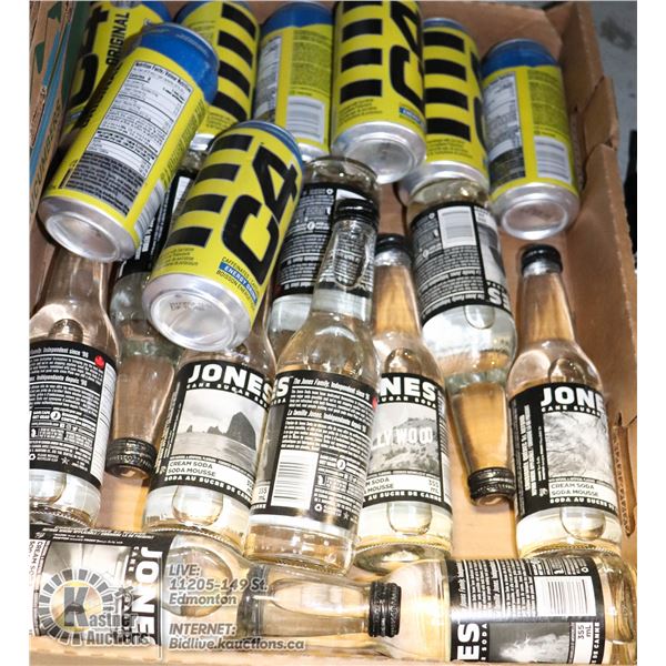 FLAT WITH C4 ORIGINAL AND JONES CREAM SODA