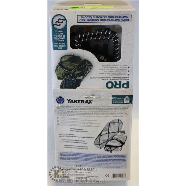 4 PAIRS OF YAKTRAX SIZE MEDIUM