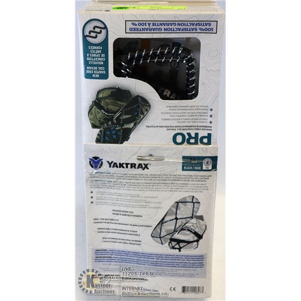 4 PAIRS OF YAKTRAX SIZE MEDIUM