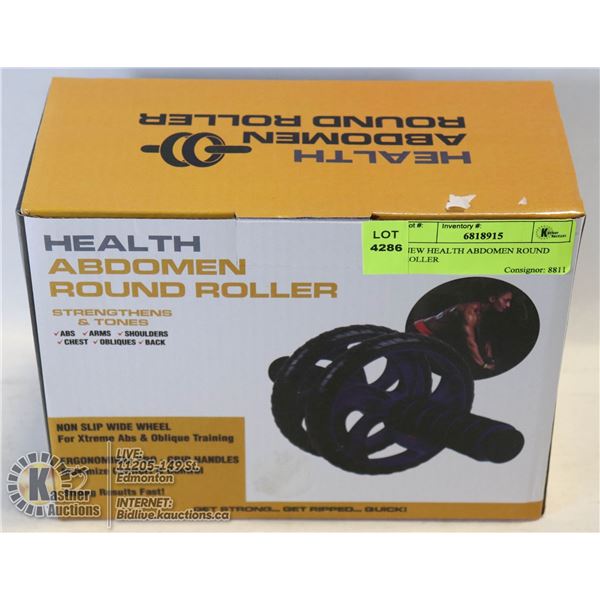 NEW HEALTH ABDOMEN ROUND ROLLER