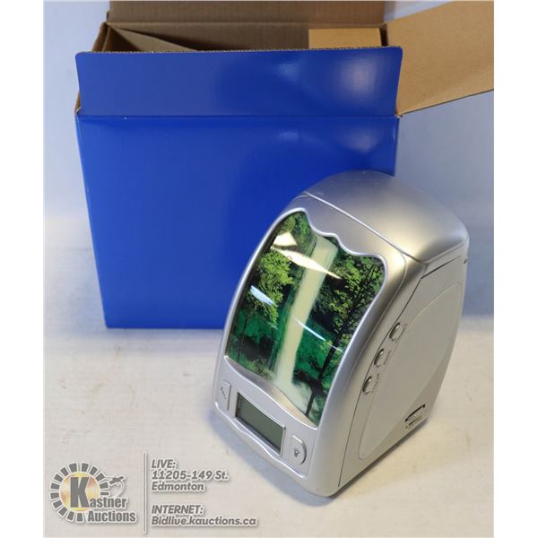 NEW AVON LIGHT-FALLS WAKE-UP CLOCK