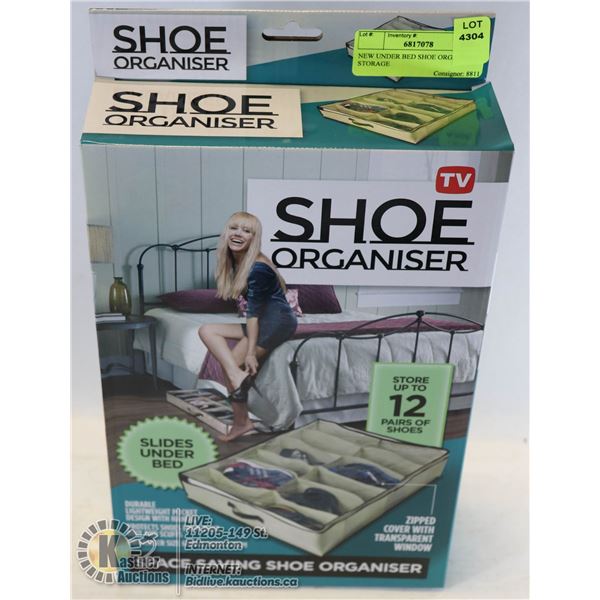 NEW UNDER BED SHOE ORGANISER / STORAGE