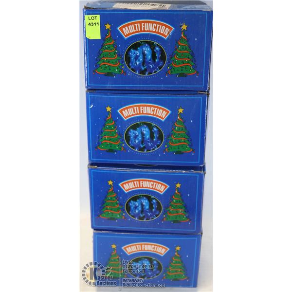 LOT OF 4 MULTI FUNCTION LED STRING LIGHT