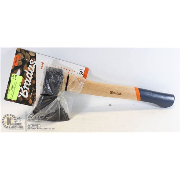 NEW FIBERGLASS HANDLED HATCHET
