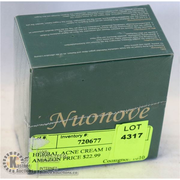 HERBAL ACNE CREAM 100G AMAZON PRICE $22.99 ACNE SCAR CREAM FOR FACE, BALANCE WATER AND OIL