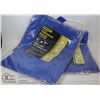 Image 1 : LOT OF 2 5' X 7' UTILITY TARPS