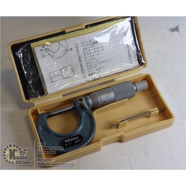 MITUTOYO MICROMETER WITH BOX