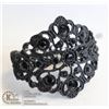 Image 1 : BLACK STONE AND METAL COSTUME BRACELET