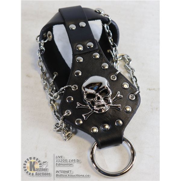 GOTHIC FULL HAND BRACELET WITH RING SKULL DESIGN, NEW