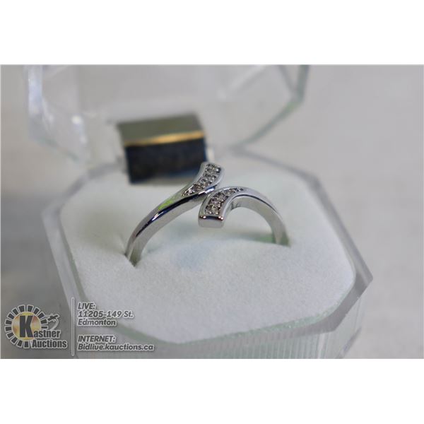 925 STERLING SILVER RING CZ STONES