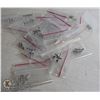 Image 1 : BAG OF 24 PAIRS OF SMALL SILVER CHARMS CROSSES