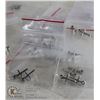 Image 1 : BAG OF 18 PAIRS OF SMALL SILVER CHARMS CROSSES