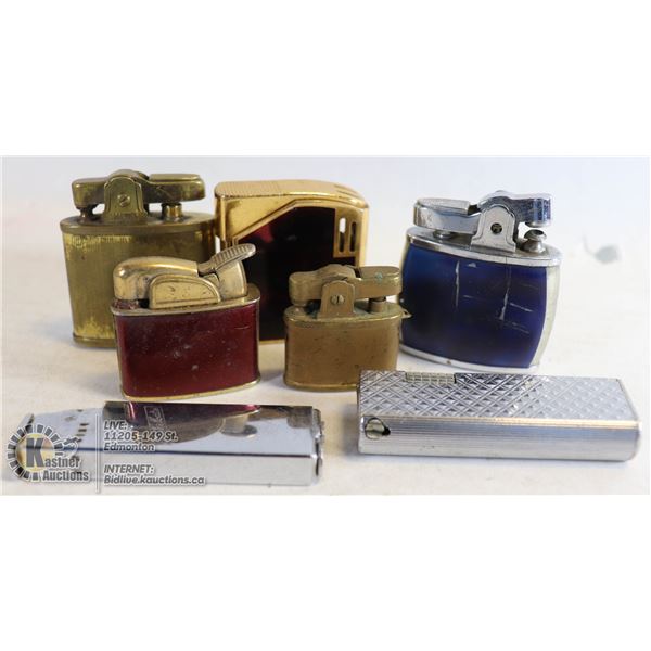 7 X COLLECTION OF LIGHTERS JAPAN 1940'S UP
