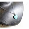 Image 1 : TURQUOISE STONE HEART NECKLACE