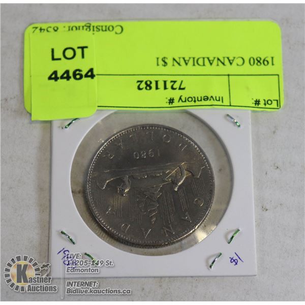 1980 CANADIAN $1