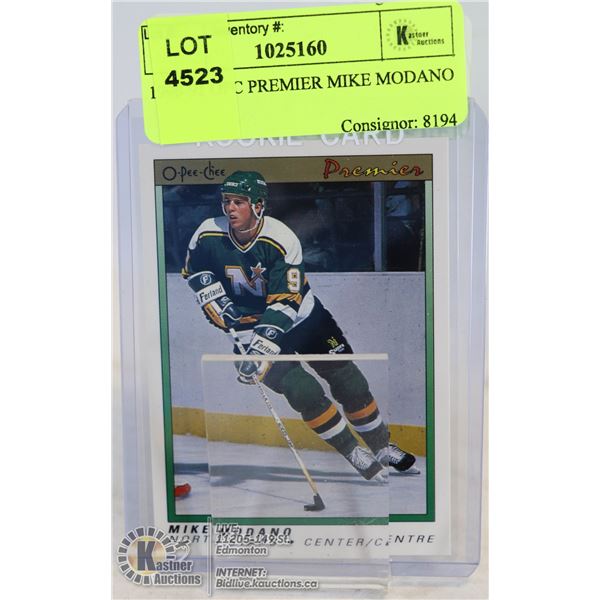 1990-91 OPC PREMIER MIKE MODANO ROOKIE CARD
