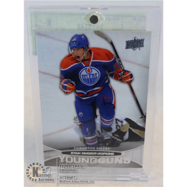 2011-12 UPPER DECK YOUNG GUNS RYAN NUGENT-HOPKINS ROOKIE CARD