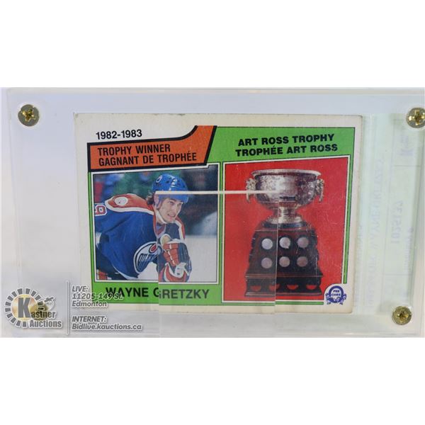 1983-84 OPC WAYNE GRETZKY TROPHY WINNER