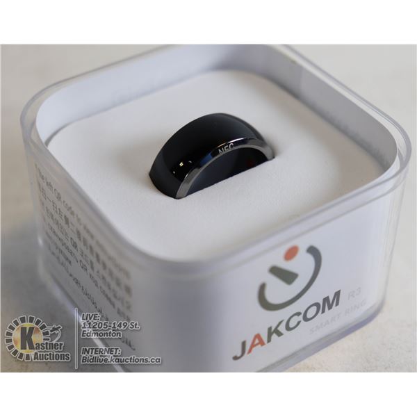 NEW JAKCOM SMART RING R3F SIZE 8 BLACK