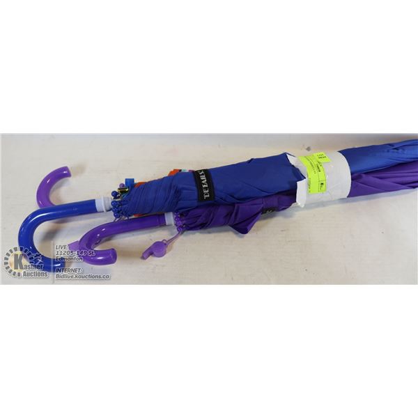 3PK KIDS UMBRELLAS
