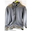 Image 1 : GREY & BLACK MEN'S OGIO ZIPPER NECK PULLOVER JACKET - SIZE XL