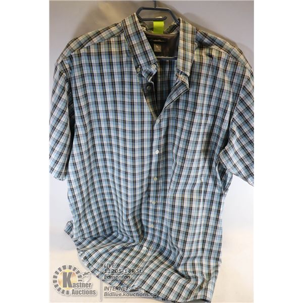 NEW EDDIE BAUER RAINIER SHORT-SLEEVE SHIRT SZ TXL