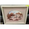 Image 1 : NEW MEXICO HACIENDA FRAMED ART 25 X 21