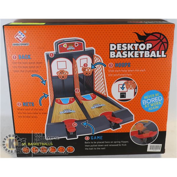 NEW DESKTOP BASKETBALL GAME SET FOR KIDS OR ADULTS
