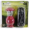 Image 1 : NEW 8 LED LANTERN AND 4PC BUNGEE CORD SET