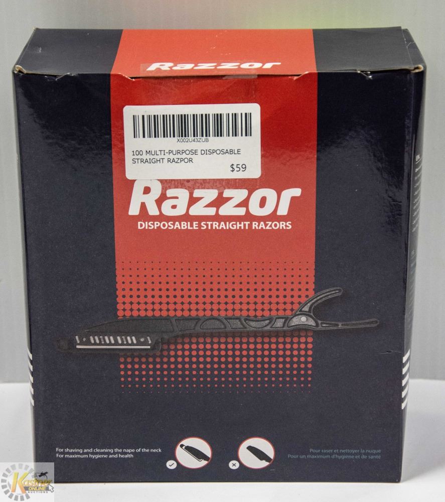 MULTI USE RAZOR BOX OF 100 EACH