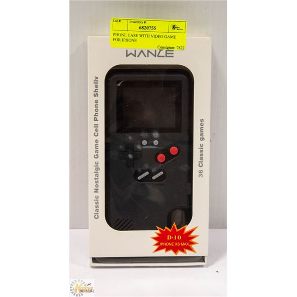 PHONE CASE WITH VIDEO GAME FOR IPHONE