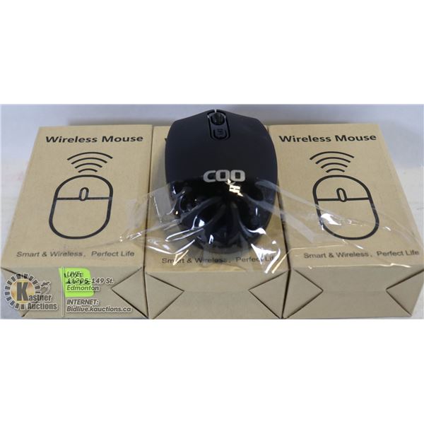 LOT OF 3 WIRELESS MICE